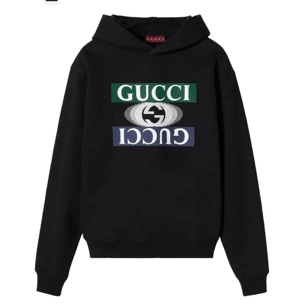 Gucci interlocking G jersey, cotton hoodie size medium fits large
NWT